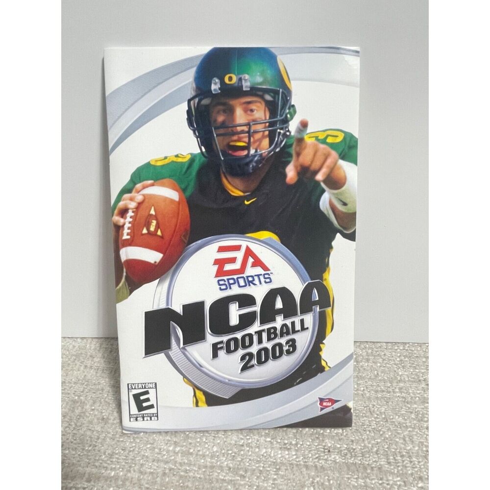 NCAA 2003 College Football PS2 Playstation 2 Instruction Manual Only